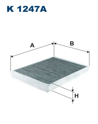 Filtro, Aria abitacolo - K 1247A FILTRON