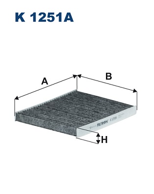 Фильтр, воздух во внутренном пространстве - K 1251A FILTRON