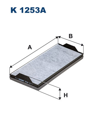 Filter, interior air - K 1253A FILTRON