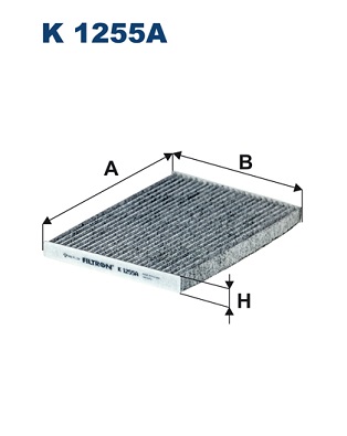 Filter, interior air - K 1255A FILTRON
