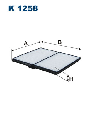 Filter, Innenraumluft - K 1258 FILTRON