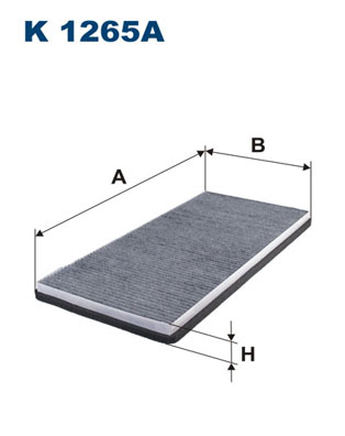 Filter, interior air - K 1265A FILTRON