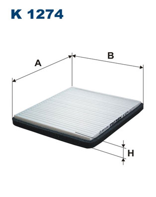Filtro, Aria abitacolo - K 1274 FILTRON