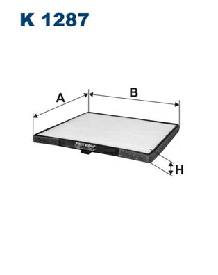 filtras, salono oras - K 1287 FILTRON