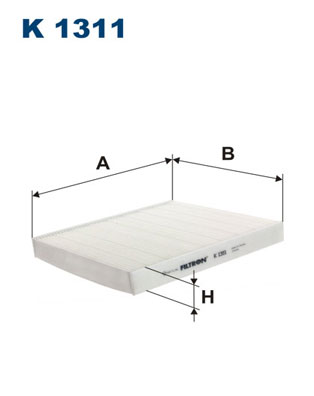 filtras, salono oras - K 1311 FILTRON