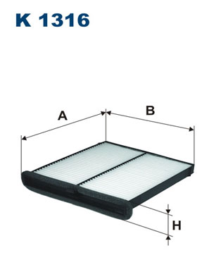 Filter, interior air - K 1316 FILTRON