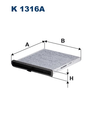 Filter, interior air - K 1316A FILTRON