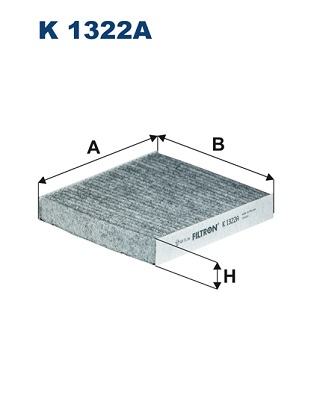 Filter, interior air - K 1322A FILTRON