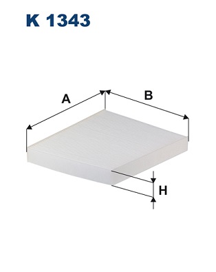 filtras, salono oras - K 1343 FILTRON