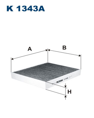 Filter, interior air - K 1343A FILTRON
