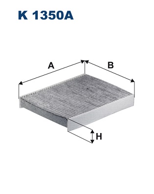 Filter, interior air - K 1350A FILTRON