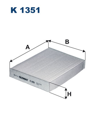 Filter, interior air - K 1351 FILTRON