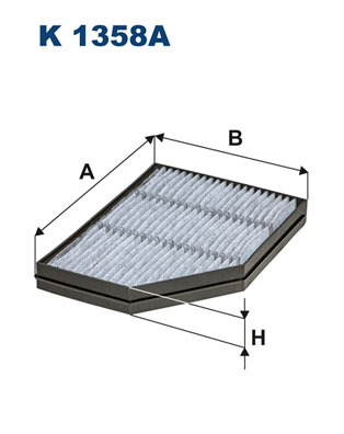 Filter, interior air - K 1358A FILTRON