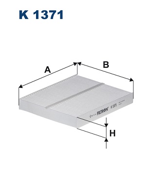 Filtro, Aria abitacolo - K 1371 FILTRON