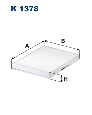 Filtro, Aria abitacolo - K 1378 FILTRON