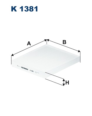 Filtro, Aria abitacolo - K 1381 FILTRON