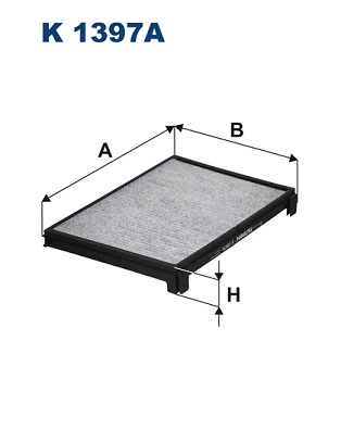 Filter, interior air - K 1397A FILTRON