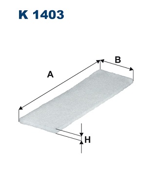 Filtro, Aria abitacolo - K 1403 FILTRON