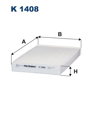 Filtro, Aria abitacolo - K 1408 FILTRON