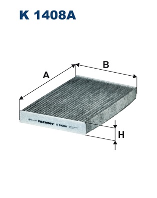 Filter, interior air - K 1408A FILTRON