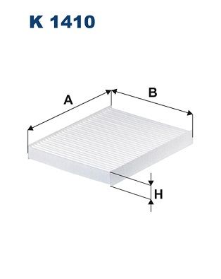Filtro, Aria abitacolo - K 1410 FILTRON