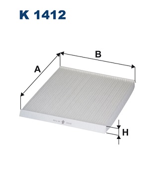 Filtro, Aria abitacolo - K 1412 FILTRON