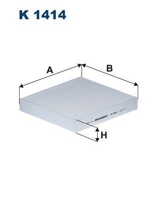 Filter, interior air - K 1414 FILTRON
