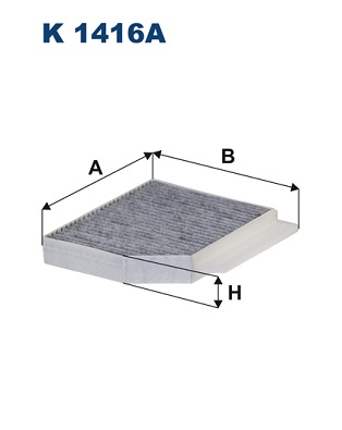 Filtro, Aria abitacolo - K 1416A FILTRON