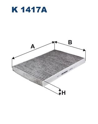 Filtro, Aria abitacolo - K 1417A FILTRON
