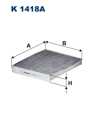 Filter, interior air - K 1418A FILTRON