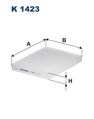 filtras, salono oras - K 1423 FILTRON