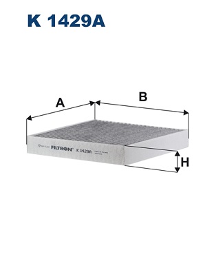 Filter, interior air - K 1429A FILTRON