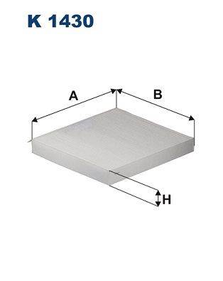 Filtro, Aria abitacolo - K 1430 FILTRON