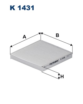 Filtro, Aria abitacolo - K 1431 FILTRON