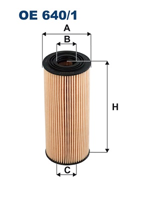 Filtro olio - OE 640/1 FILTRON
