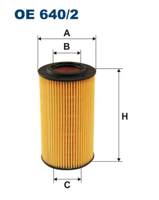 Oil Filter - OE 640/2 FILTRON