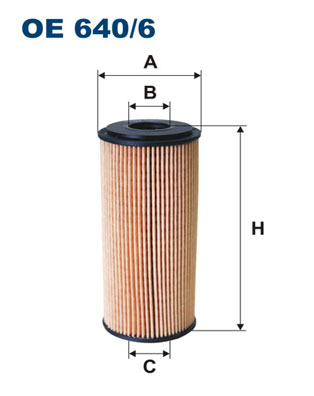 Oil Filter - OE 640/6 FILTRON