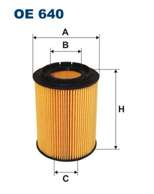 alyvos filtras - OE 640 FILTRON