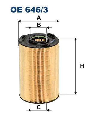 Oil Filter - OE 646/3 FILTRON