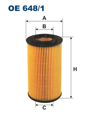 Oil Filter - OE 648/1 FILTRON