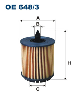 Oil Filter - OE 648/3 FILTRON