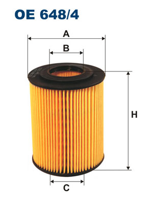 Oil Filter - OE 648/4 FILTRON