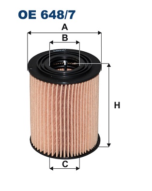 Filtro olio - OE 648/7 FILTRON