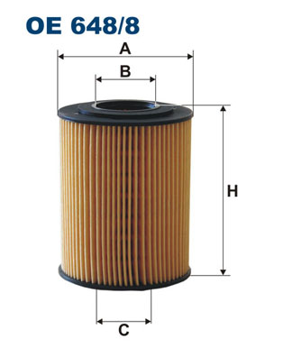 Filtro olio - OE 648/8 FILTRON