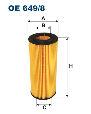 alyvos filtras - OE 649/8 FILTRON