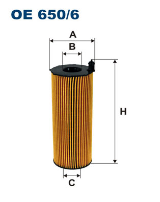 Oil Filter - OE 650/6 FILTRON