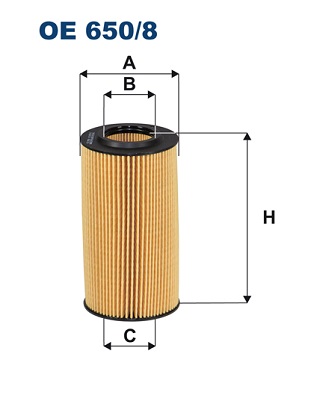 Filtro olio - OE 650/8 FILTRON