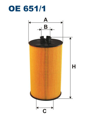 Filtro olio - OE 651/1 FILTRON