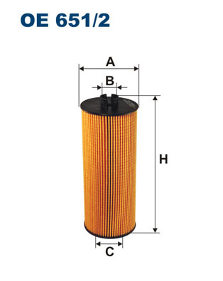 Oil Filter - OE 651/2 FILTRON