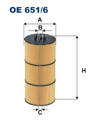 Oil Filter - OE 651/6 FILTRON